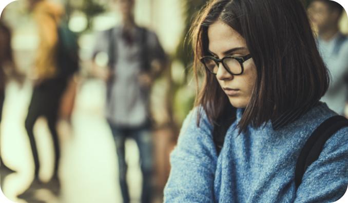 Image: Anxious Teenage Girl