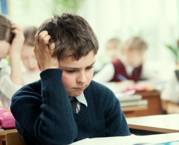 Image: Boy Scratching His Head