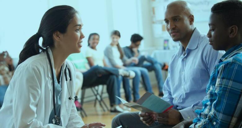 Image: Doctor Treating Patient With ADHD