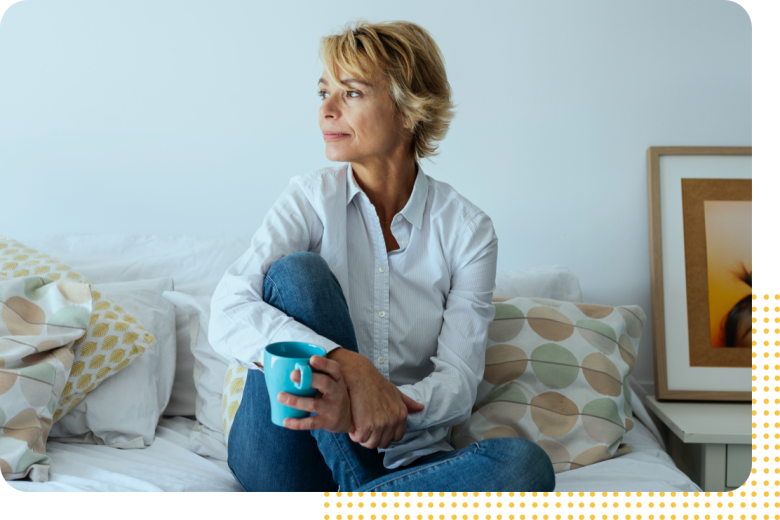 Image: Woman Drinking Coffee